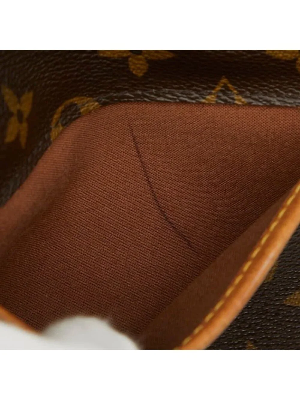 Louis Vuitton Monogram Popincourt Long Crossbody Shoulder Bag Brown Leather